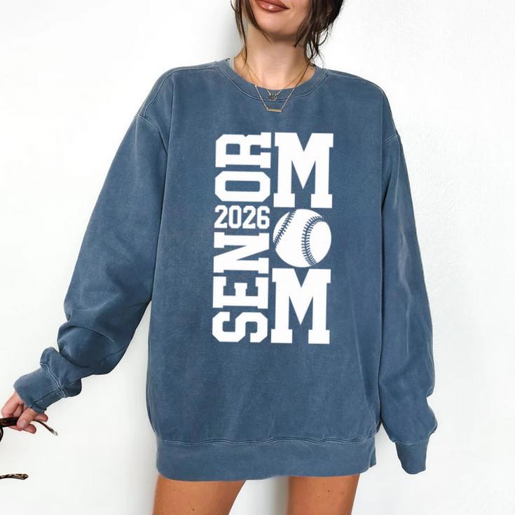 Baseball Senior Mom Class Of 2026 Senior Night Graduation Comfort Colors Sweatshirt