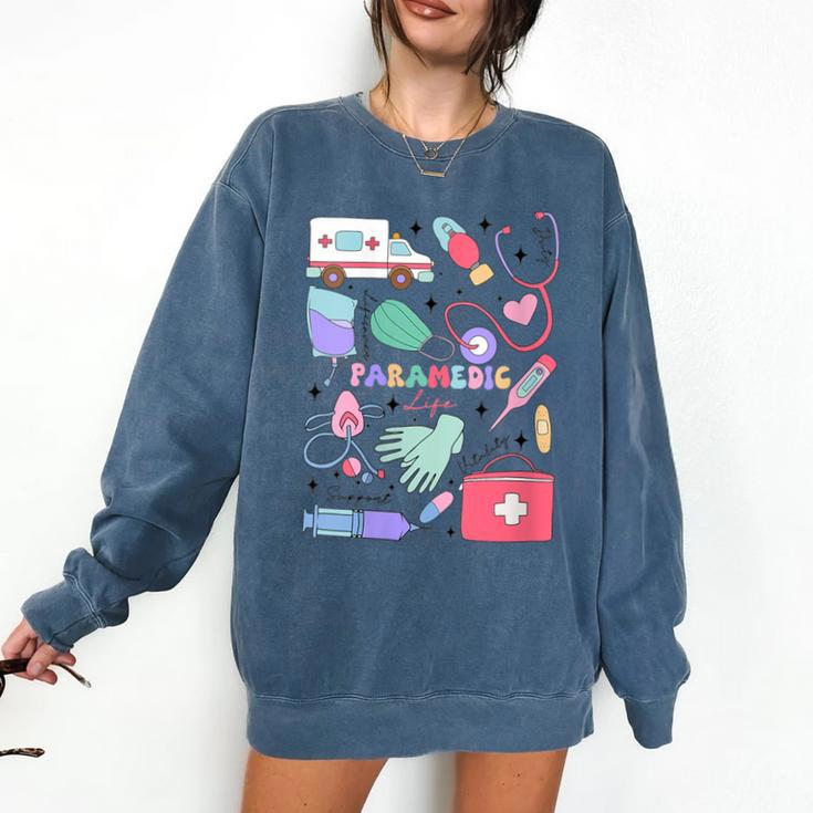 Can’t Talk Right Now Doing Paramedic Nurse Graduation Comfort Colors Sweatshirt