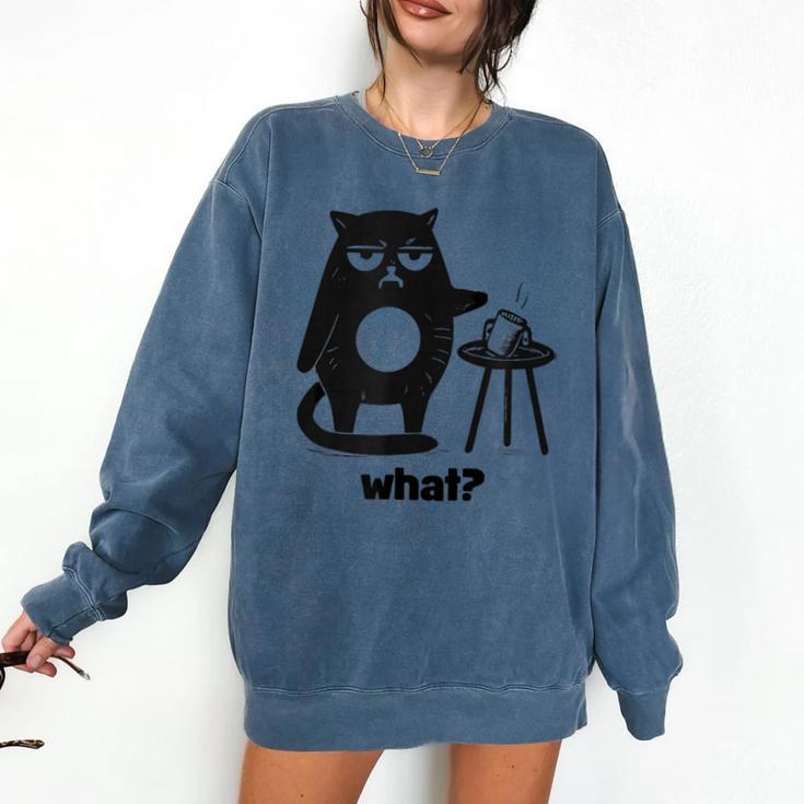 Cat What Humor Introvert Anti-Social Comfort Colors Sweatshirt Cat What Humor Introvert Anti-Social Comfort Colors Sweatshirt