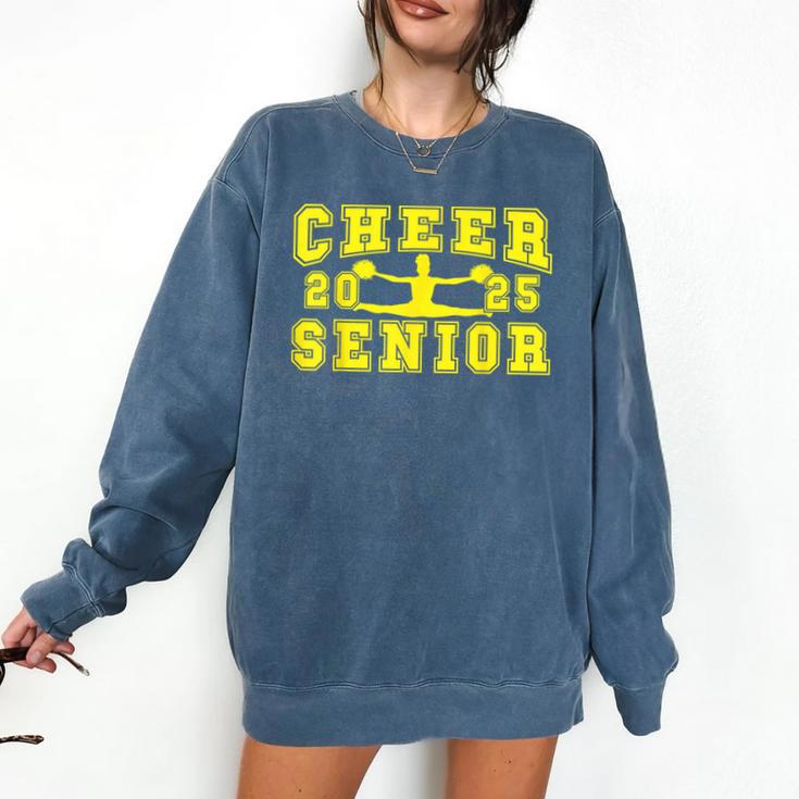 Cheerleading Senior Night Cheer Senior 2025 Graduation 10 Comfort Colors Sweatshirt