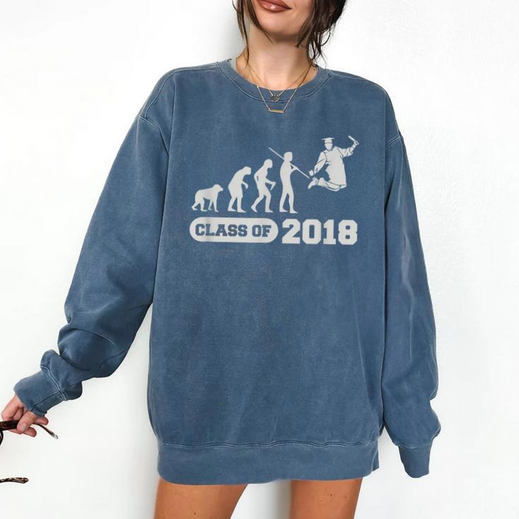 Class Of 2018 Graduation Evolution Comfort Colors Sweatshirt