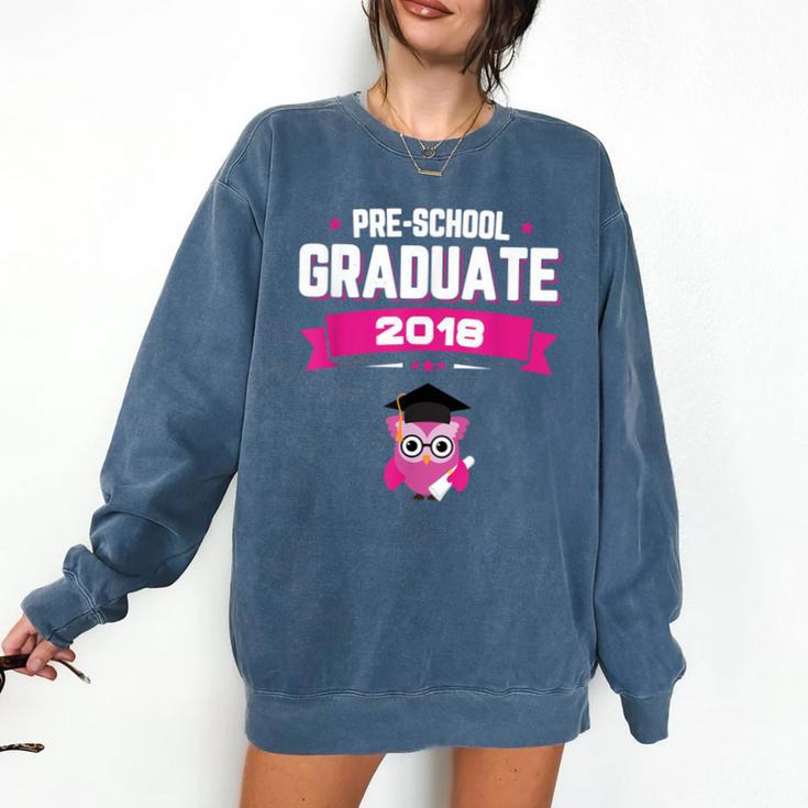 Class Of 2018 Preschool Graduation Girls Pre K Comfort Colors Sweatshirt