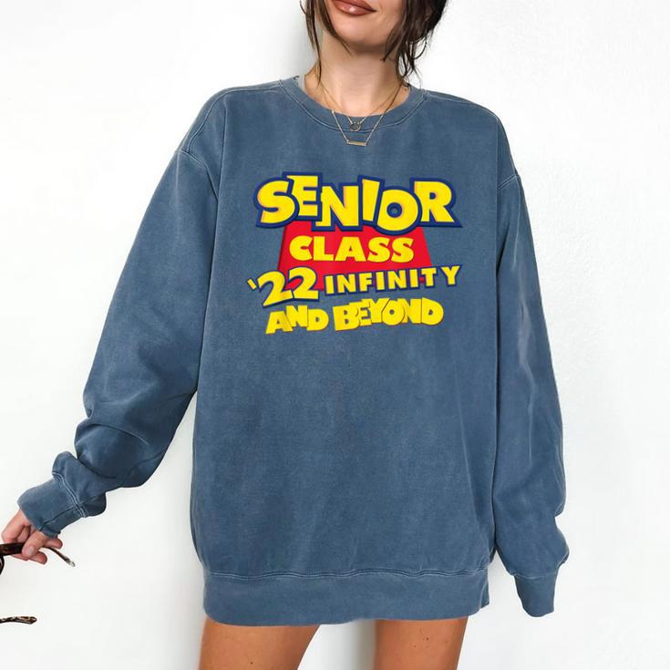Class Of 2022 Senior 2000s Animated Movie Style Graduation Comfort Colors Sweatshirt