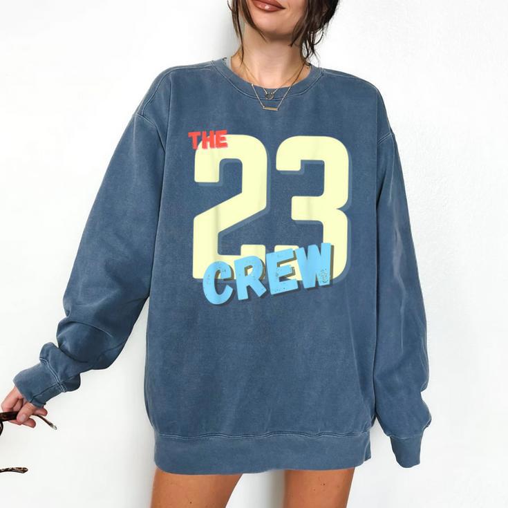 Class Of 2023 Seniors 23 Crew Senior Graduation Idea Comfort Colors Sweatshirt