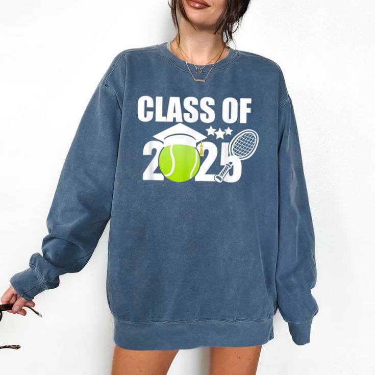 Class Of 2025 Graduation Senior Tennis Player Comfort Colors Sweatshirt