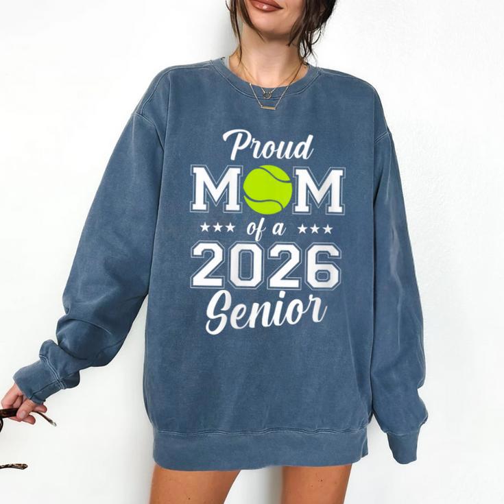 Class Of 2026 Tennis Mom Senior Graduation Graduate Comfort Colors Sweatshirt