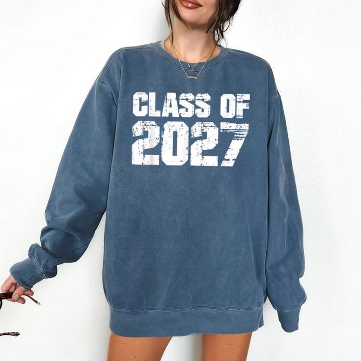 Class Of 2027 High School College Graduation Reunion T-Shirt Comfort Colors Sweatshirt