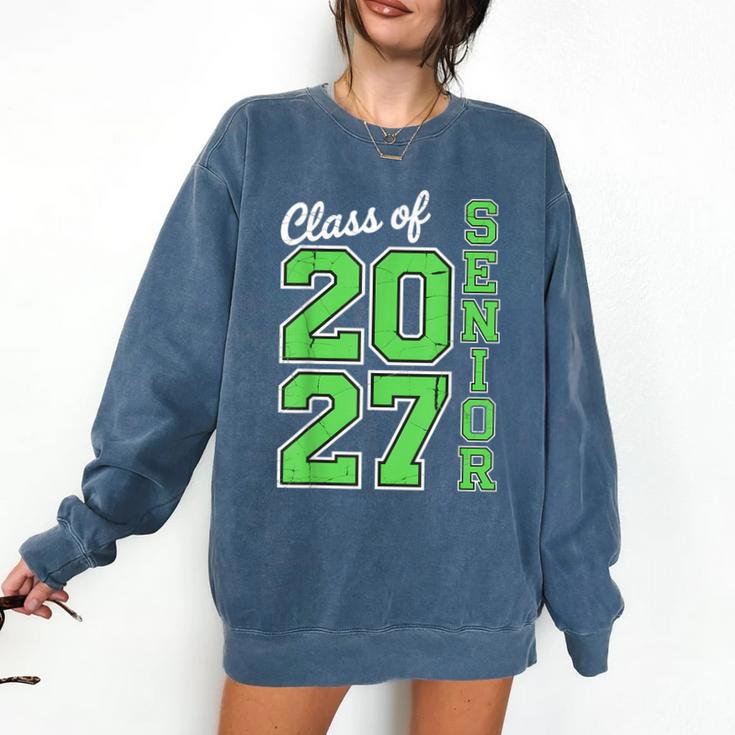 Class Of 2027 Senior 27 High School Graduation Senior 2027 Comfort Colors Sweatshirt