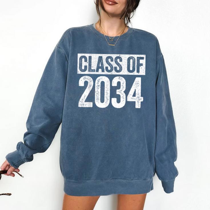 Class Of 2034 Shirt Senior 2034 Graduation Comfort Colors Sweatshirt