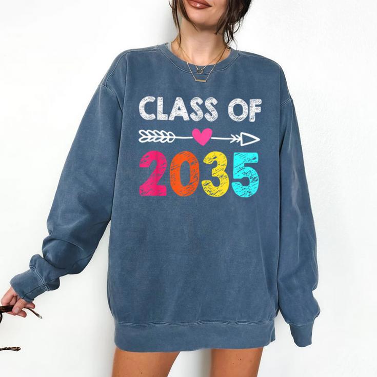 Class Of 2035 Kindergarten Pre K Grow With Me Graduation Comfort Colors Sweatshirt