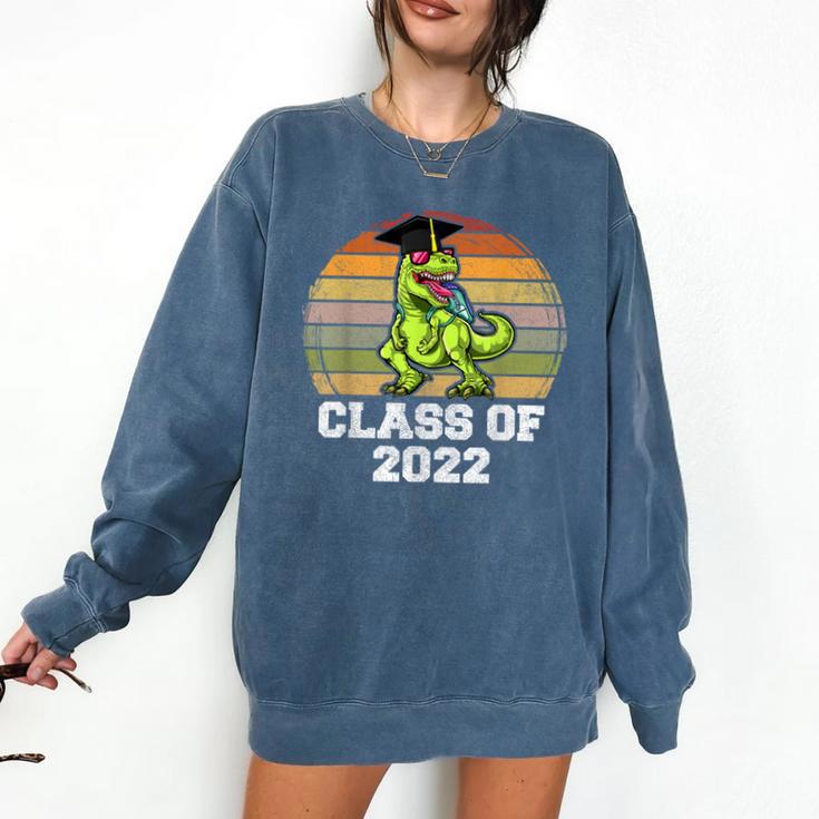 Class Of Dinosaur Apparel 2022 Graduation Graduate Dino Boy Comfort Colors Sweatshirt