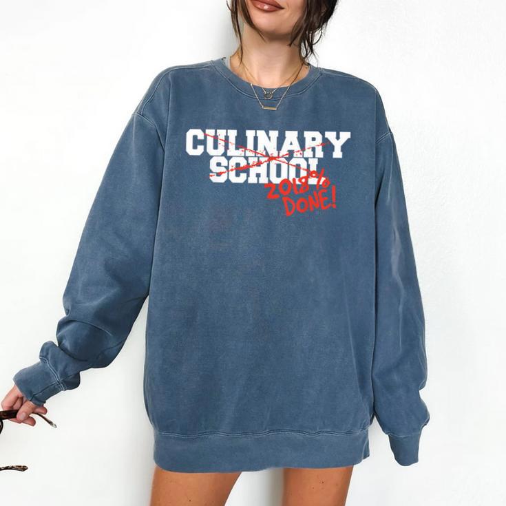 Culinary School Graduation Class Of 2018 Comfort Colors Sweatshirt