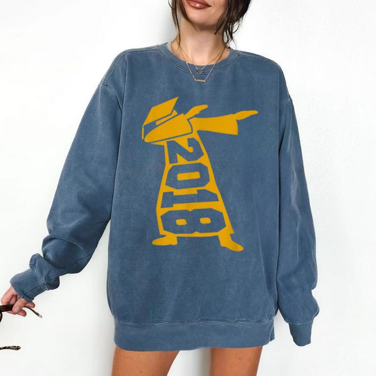 Dabbing Graduation Class Of 2018 T-Shirt School Colors Comfort Colors Sweatshirt