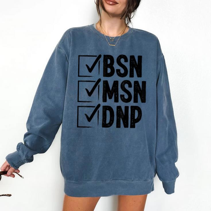 DNP Doctor MSN BSN DNP Nurse DNP Degree Graduation Comfort Colors Sweatshirt
