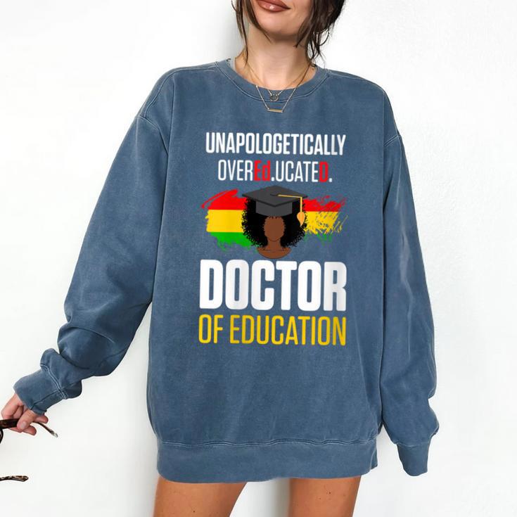 EdD Doctor Of Education Educated Doctorate Graduation Comfort Colors Sweatshirt