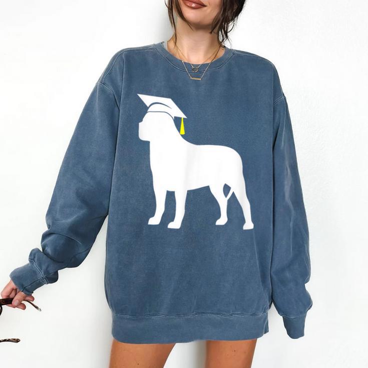 English Mastiff Graduation Dog Graduate Comfort Colors Sweatshirt