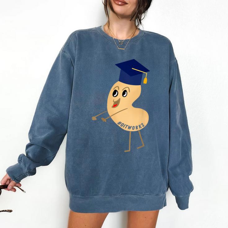 Flossing Cashew OIT For Tree Nut OIT Graduation Comfort Colors Sweatshirt