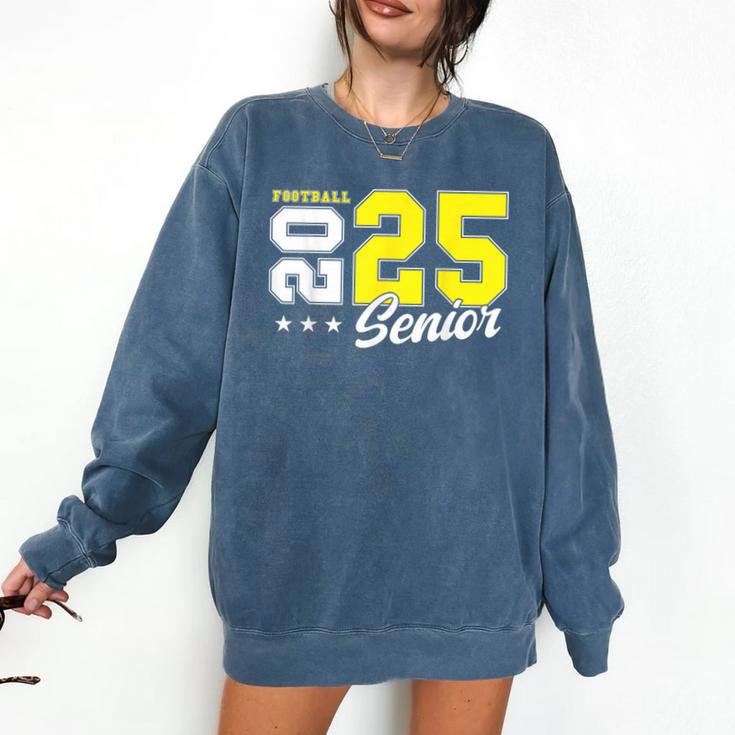 Football Senior Night Football Senior 2025 Graduation 55 Comfort Colors Sweatshirt