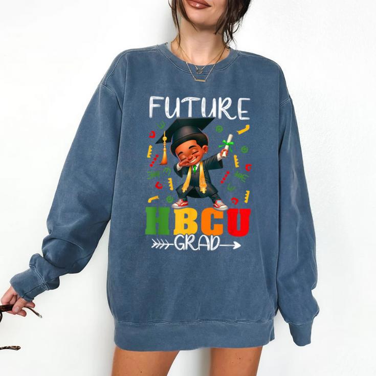 Future HBCU Grad History Boy Graduation HBCU Kids Comfort Colors Sweatshirt