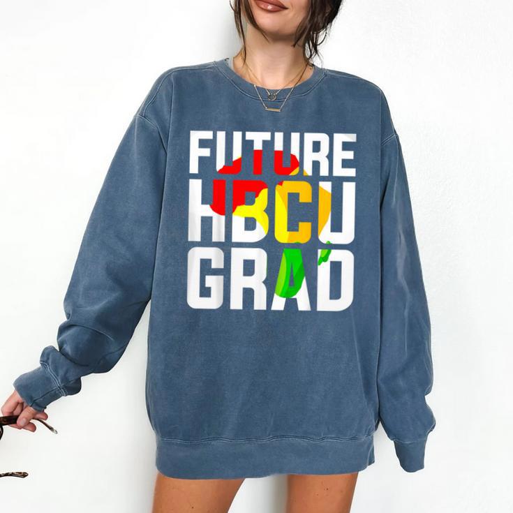 Future HBCU Graduate Afro Girls College Graduation Comfort Colors Sweatshirt