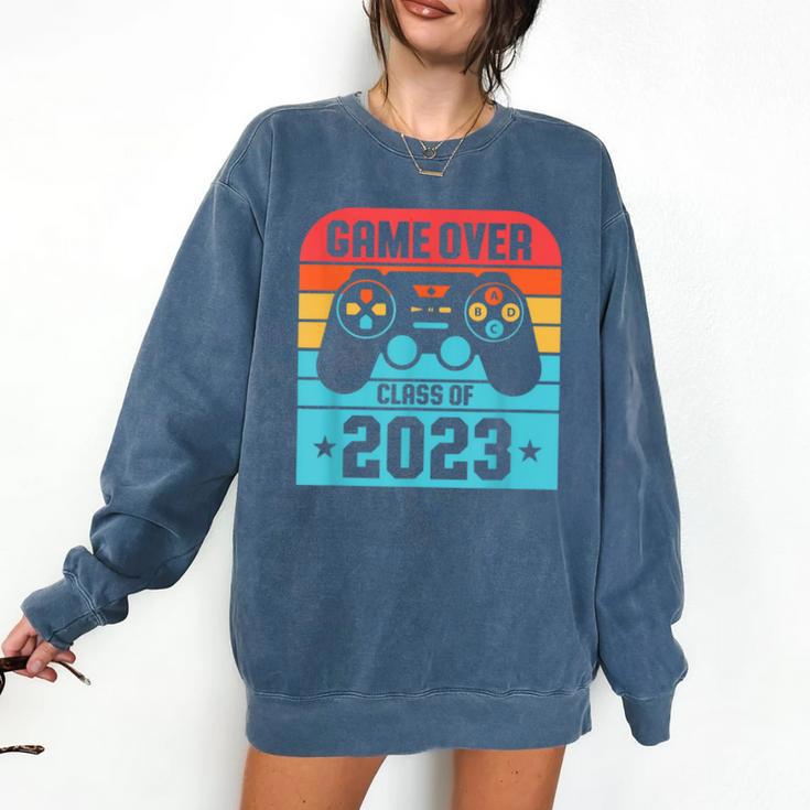 Game Over Class Of 2023 Shirt Students Graduation Comfort Colors Sweatshirt