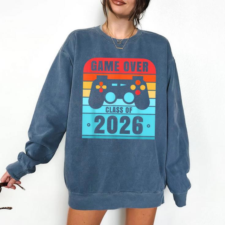 Game Over Class Of 2026 Shirt Students Graduation Comfort Colors Sweatshirt