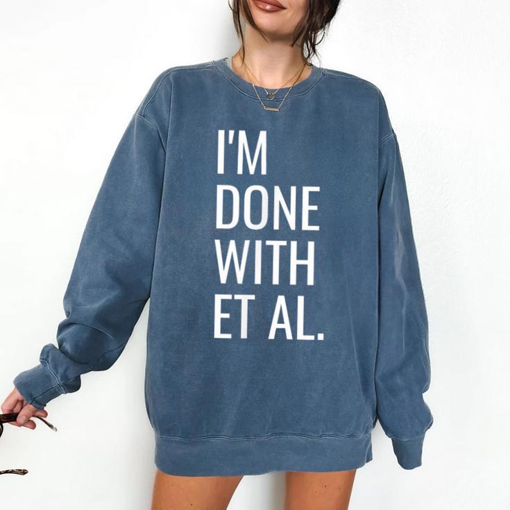 Grad Student Dissertation Thesis PhD Graduation Comfort Colors Sweatshirt