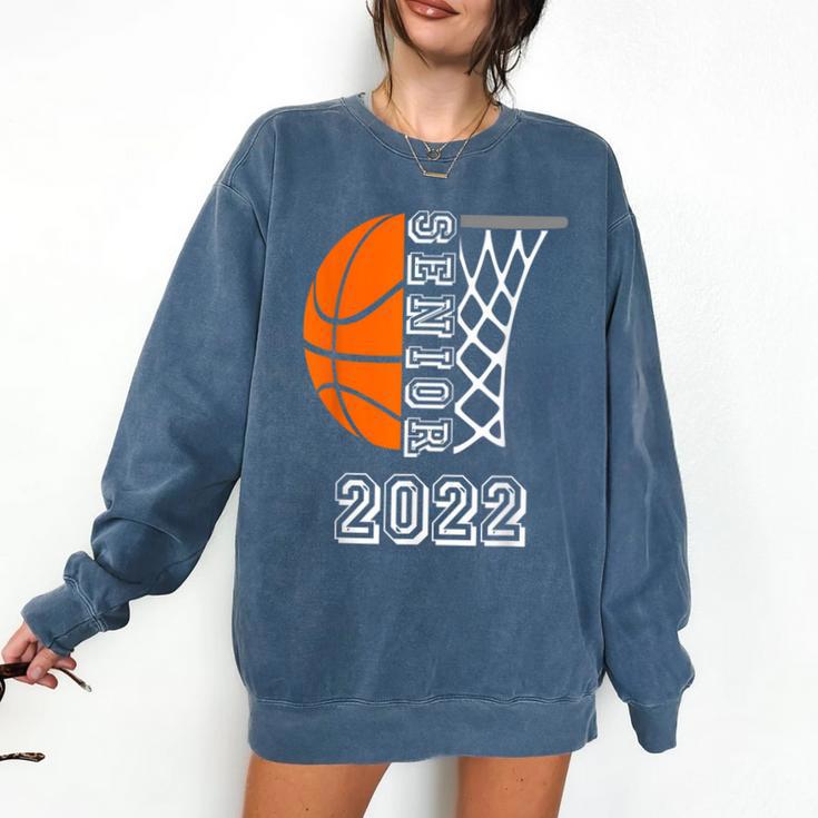 Graduate Senior Class 2022 Graduation Basketball Player Comfort Colors Sweatshirt