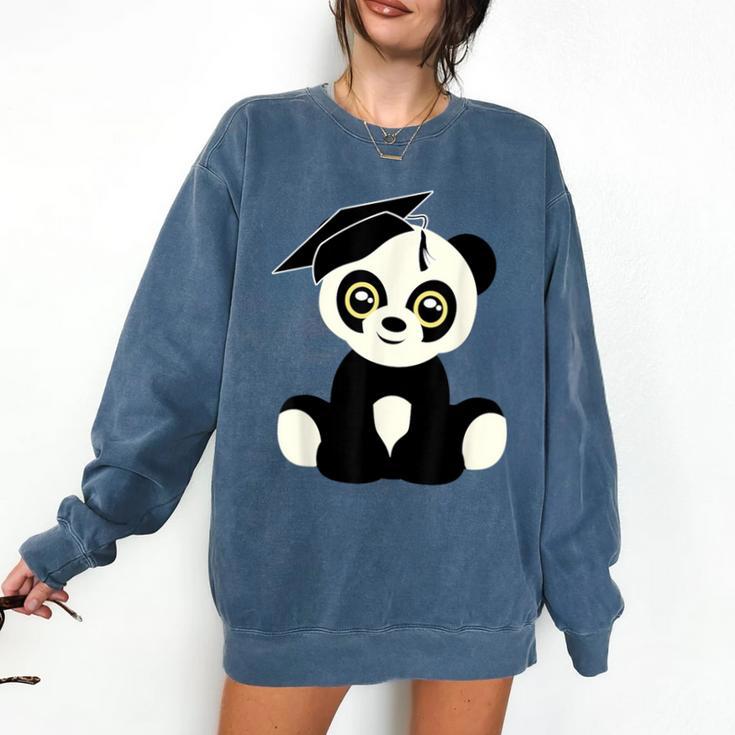 Graduation Panda Bear 2017 Graduate Graduation T-Sh Comfort Colors Sweatshirt