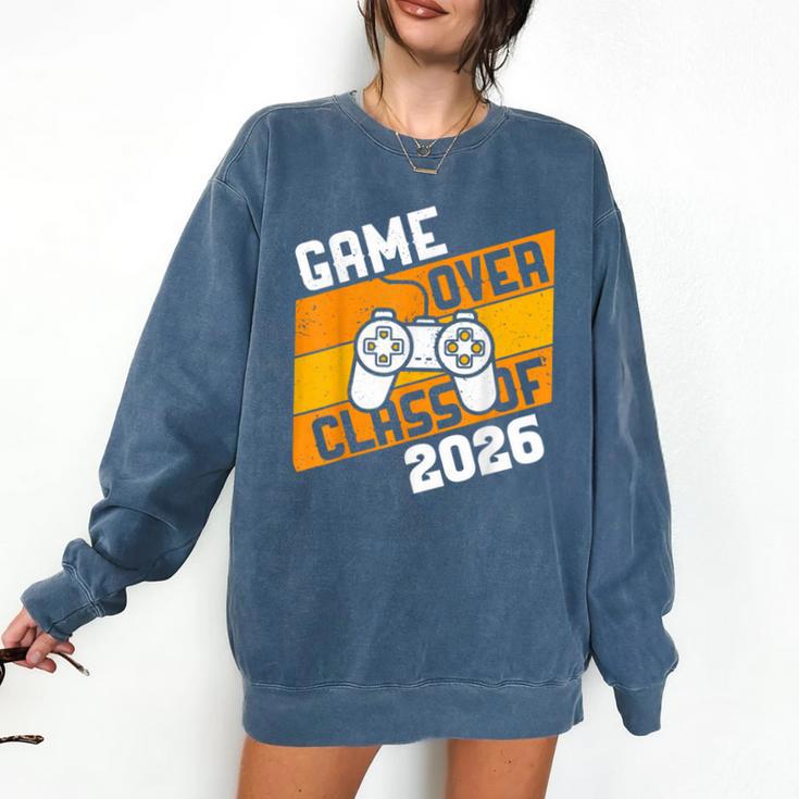 Graduation Video Gamer Game Over Class Of 2026 Senior Comfort Colors Sweatshirt