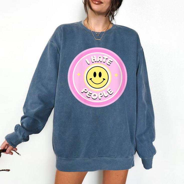 I Hate People Saying For Introverts Comfort Colors Sweatshirt I Hate People Saying For Introverts Comfort Colors Sweatshirt