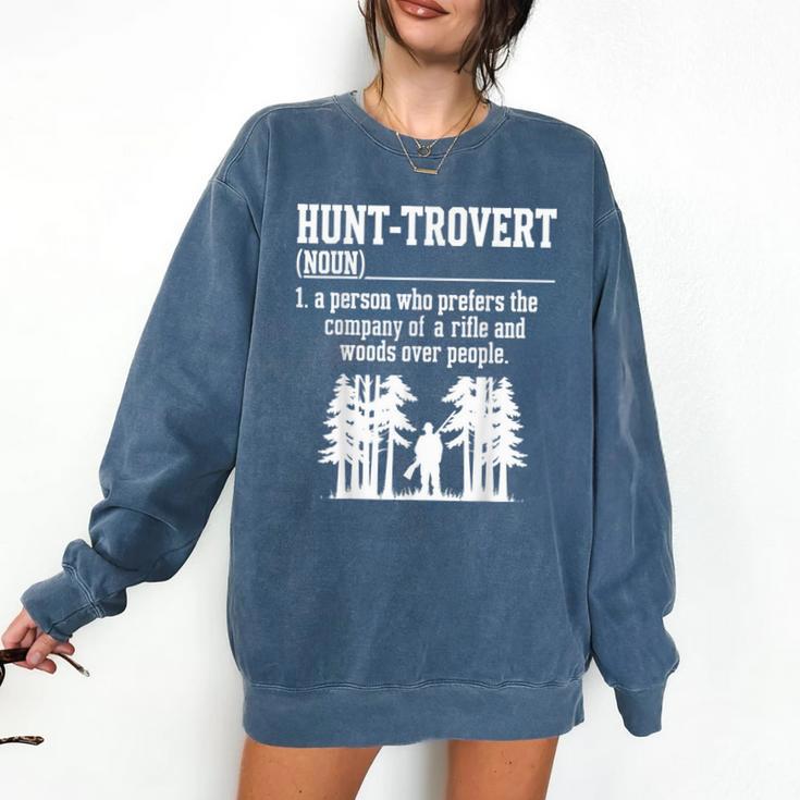 Huntrovert Introvert Hunting Comfort Colors Sweatshirt Huntrovert Introvert Hunting Comfort Colors Sweatshirt