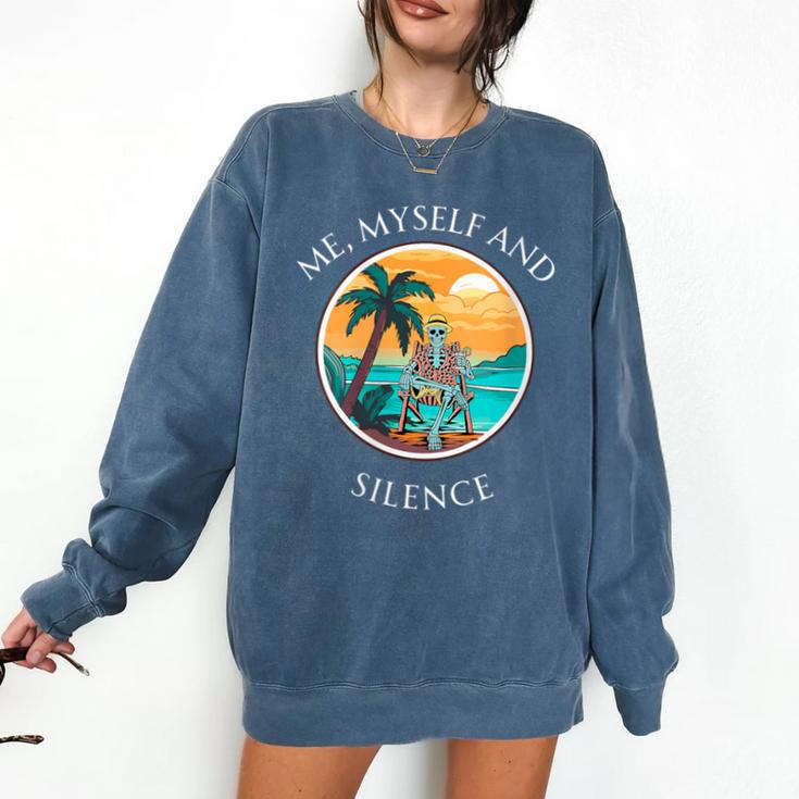 Introvert Relaxation Me Myself And Silence Summer Vacation Comfort Colors Sweatshirt Introvert Relaxation Me Myself And Silence Summer Vacation Comfort Colors Sweatshirt