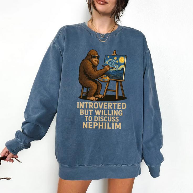 Introverted But Willing To Discuss Nephilim Comfort Colors Sweatshirt Introverted But Willing To Discuss Nephilim Comfort Colors Sweatshirt