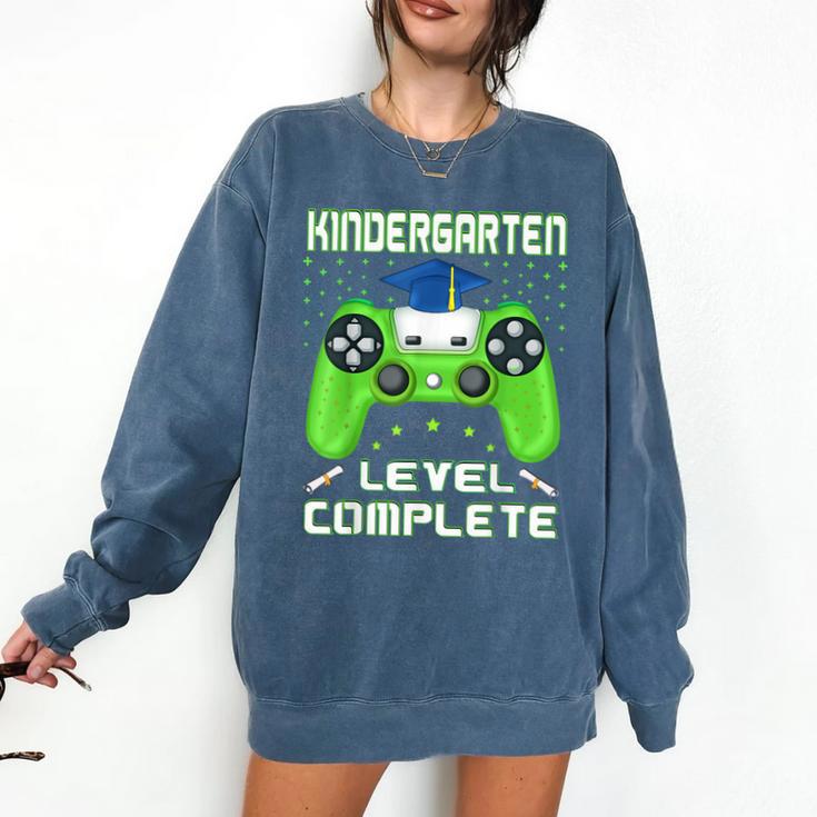 Kindergarten Graduation Level Complete Gamer Class 2024 Kids Comfort Colors Sweatshirt