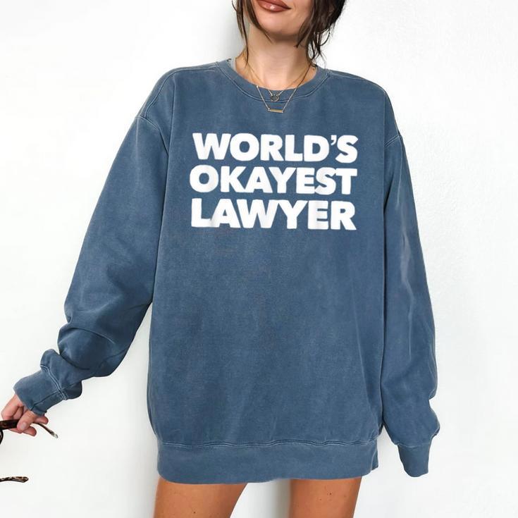 Lawyer Attorney For Law School Graduation Comfort Colors Sweatshirt
