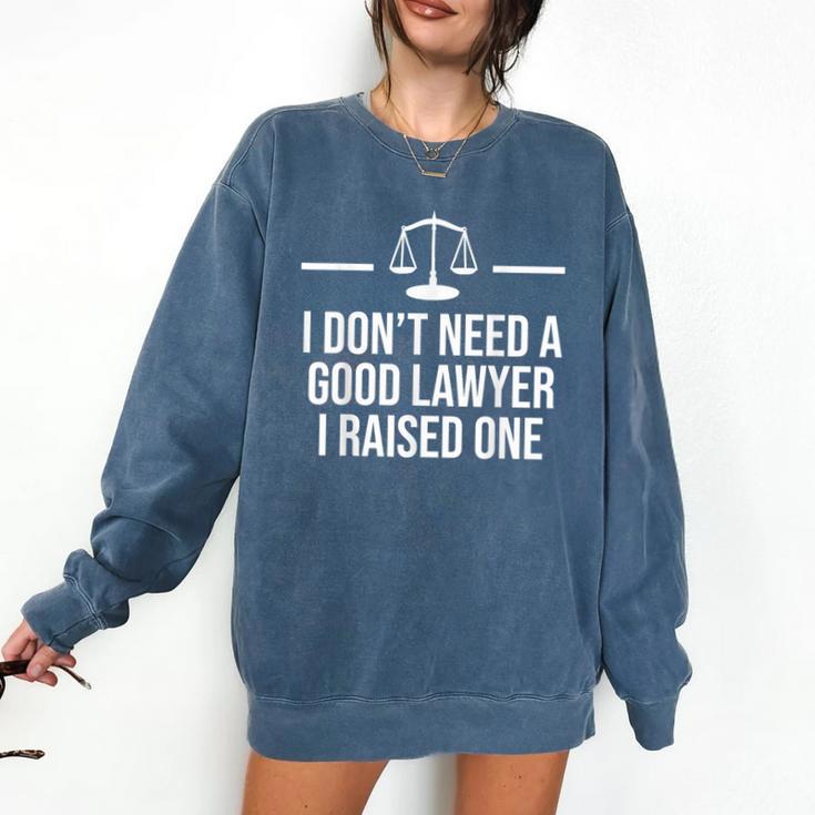 Lawyer Parent Dad Mom Law School Graduation Comfort Colors Sweatshirt