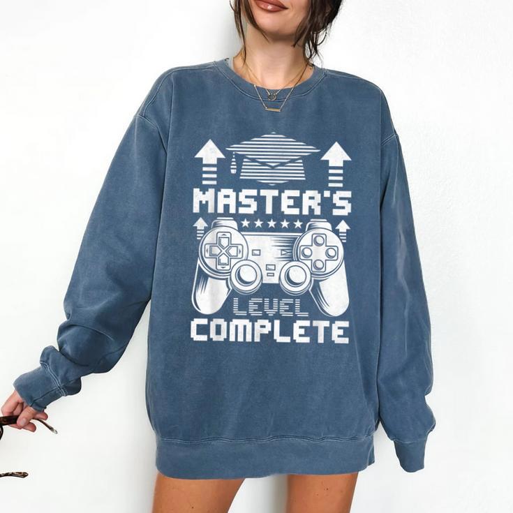 Master's Level Complete College Graduation Comfort Colors Sweatshirt