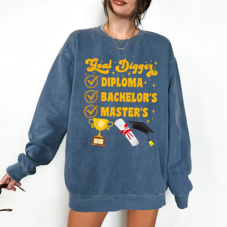 Master's Thesis Passed Goal Digger Master's Graduation Comfort Colors Sweatshirt