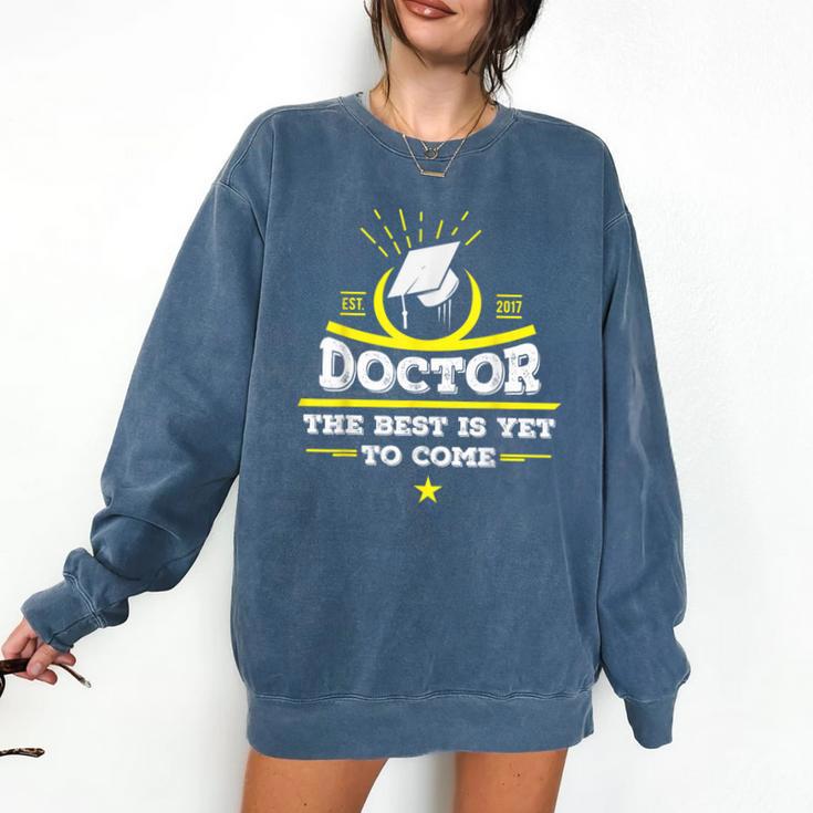 Medical School Graduation Idea For Doctors Comfort Colors Sweatshirt