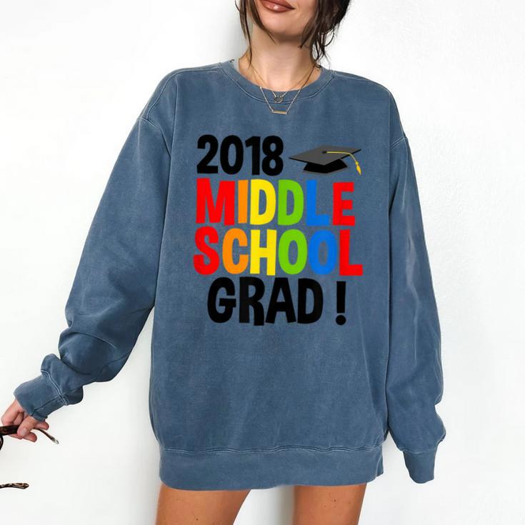 Middle School Graduation Class Of 2018 Shirt Comfort Colors Sweatshirt