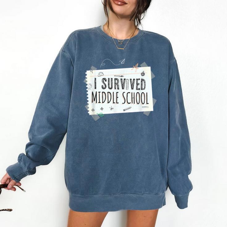Middle School Graduation Shirts Graduate Grad Comfort Colors Sweatshirt