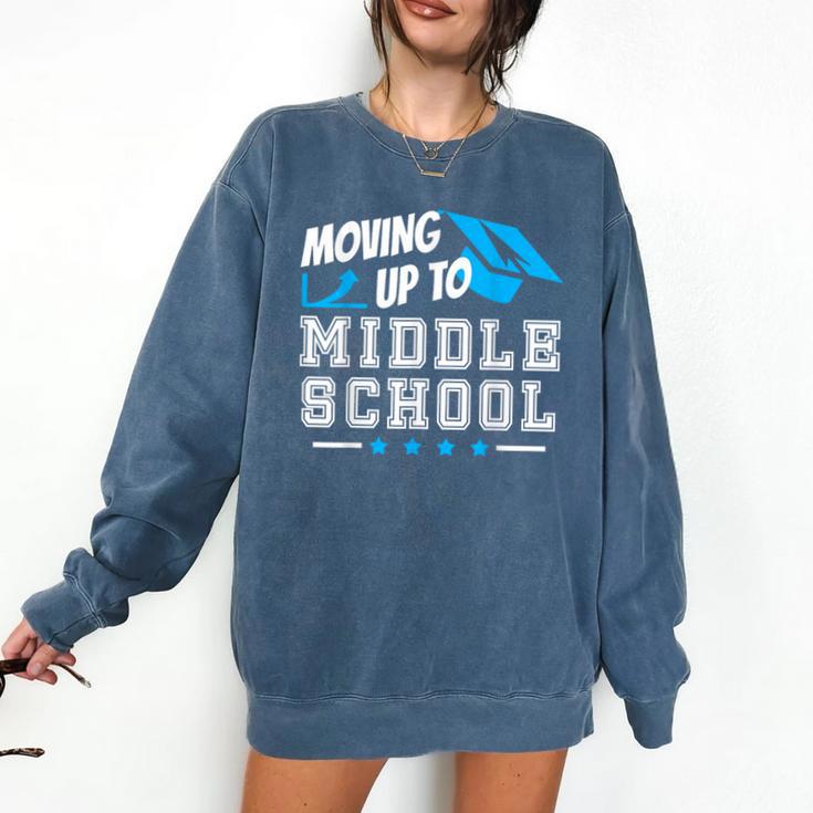 Moving Up To Middle School Graduation T-Shirt Comfort Colors Sweatshirt