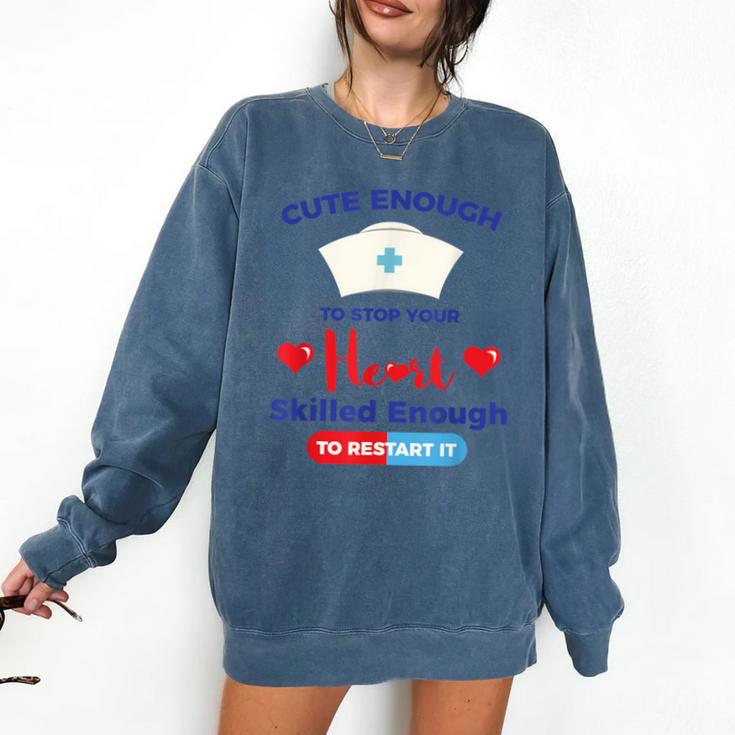 Nurse Tshirt Graduation Nursing School Birthday Comfort Colors Sweatshirt