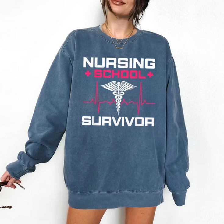 Nursing School Graduation Shirt Comfort Colors Sweatshirt