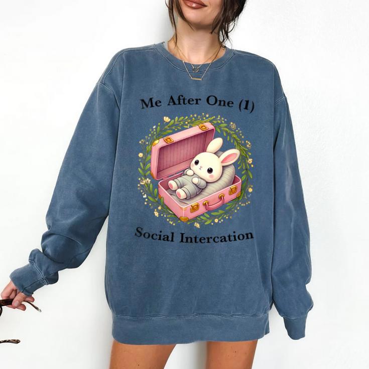 Me After One Social Interaction Introvert Saying Comfort Colors Sweatshirt Me After One Social Interaction Introvert Saying Comfort Colors Sweatshirt