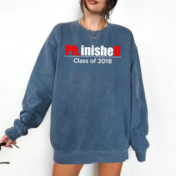 Phinished PhD Graduation T-Shirt For Men And Women Comfort Colors Sweatshirt
