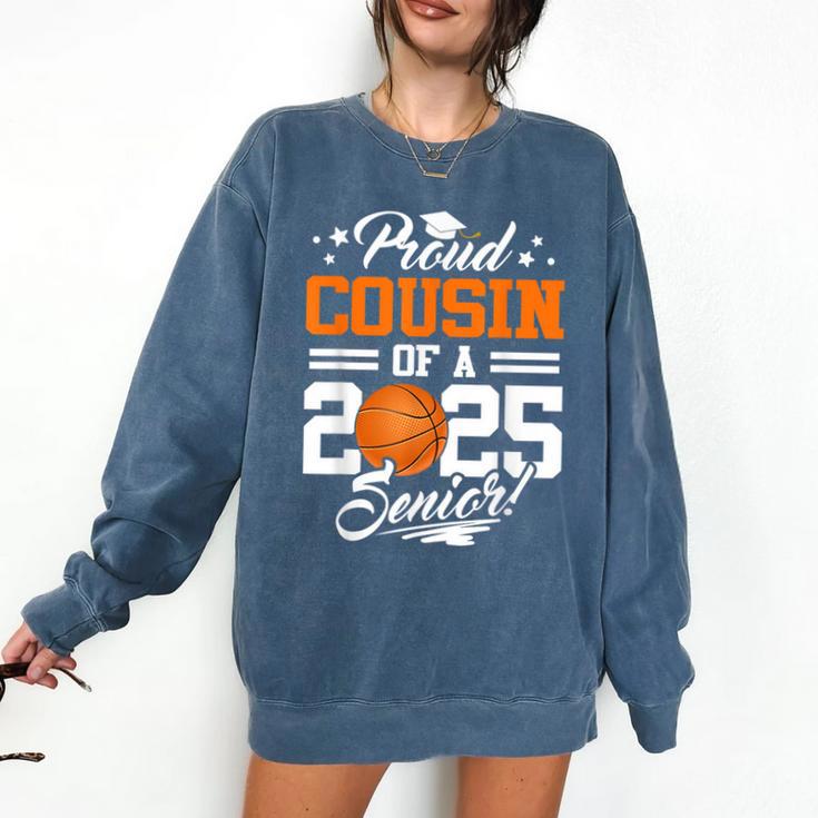 Proud Cousin Of A 2025 Senior Basketball Graduation Comfort Colors Sweatshirt