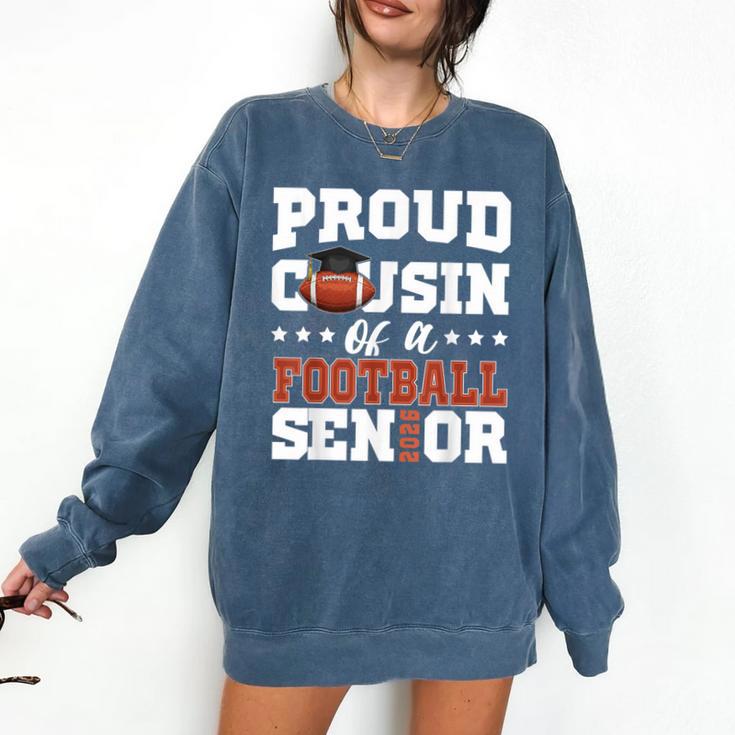 Proud Cousin Of a Football Senior 2026 Graduation Gifts Comfort Colors Sweatshirt