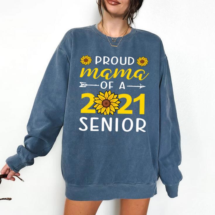 Proud Mama Of a 2021 Graduate Senior Mom 2021 Graduation Comfort Colors Sweatshirt